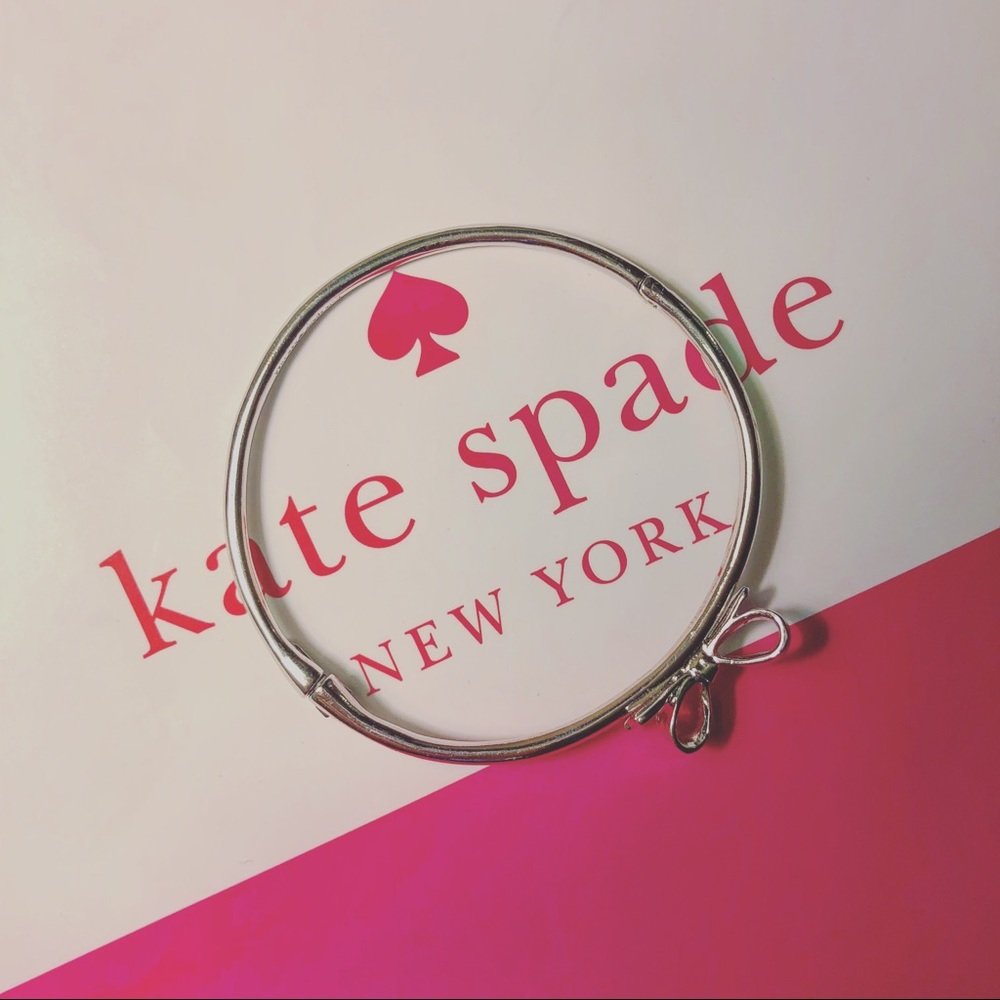Kate Spade Silver Bracelet With Bow